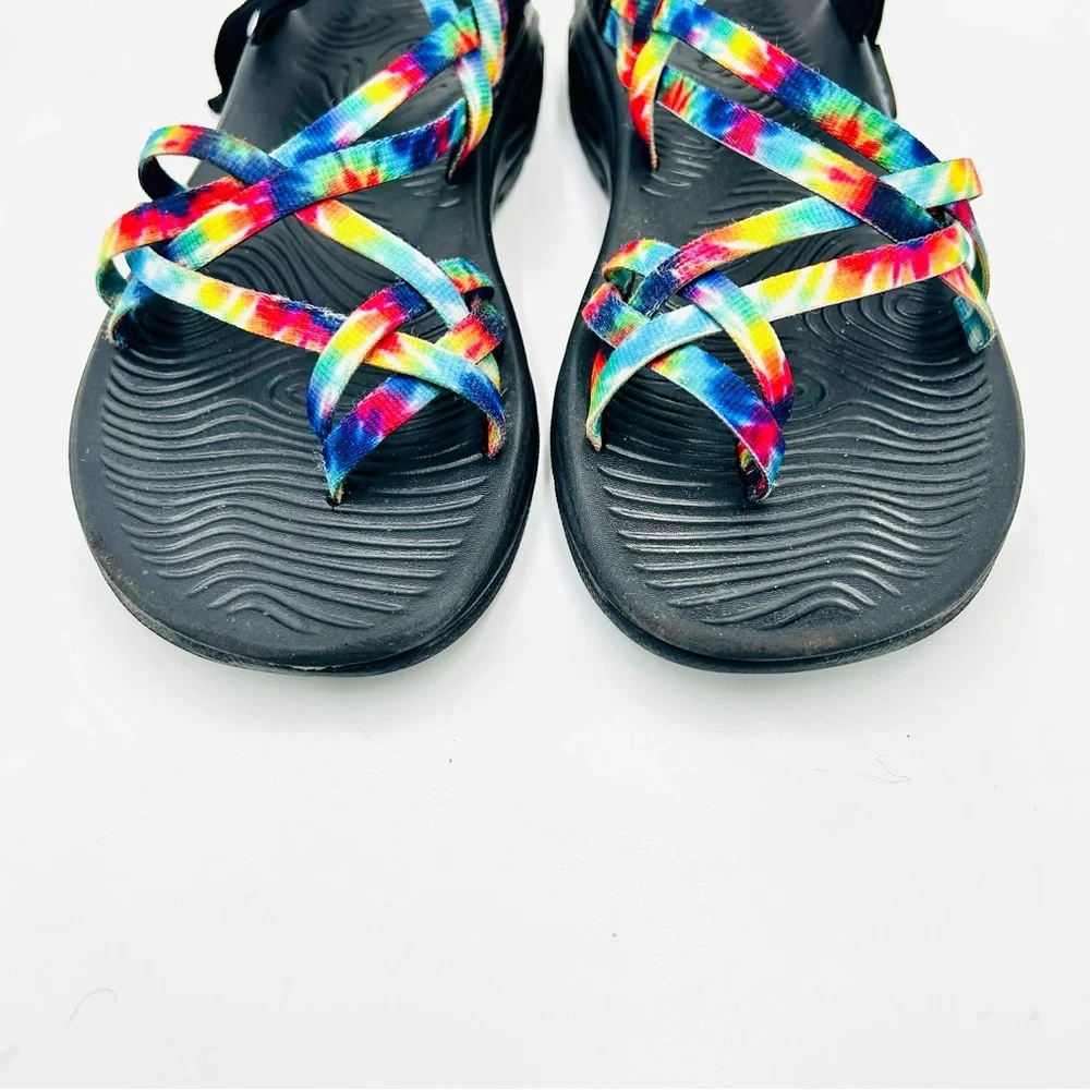 Chaco Z Volv X2 Tie-Dye Sandals Adjustable Straps Hiking Shoes women size 10 - Picture 9 of 11